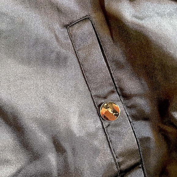 “It Girl” Black Sateen Bomber Jacket - Picture 8 of 11